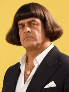 Personagem de IA na estética da trend: chanel de chefão